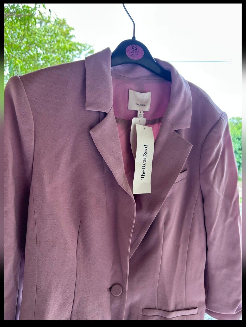 Cinq à Sept Mauve Blazer XS (US 4)
